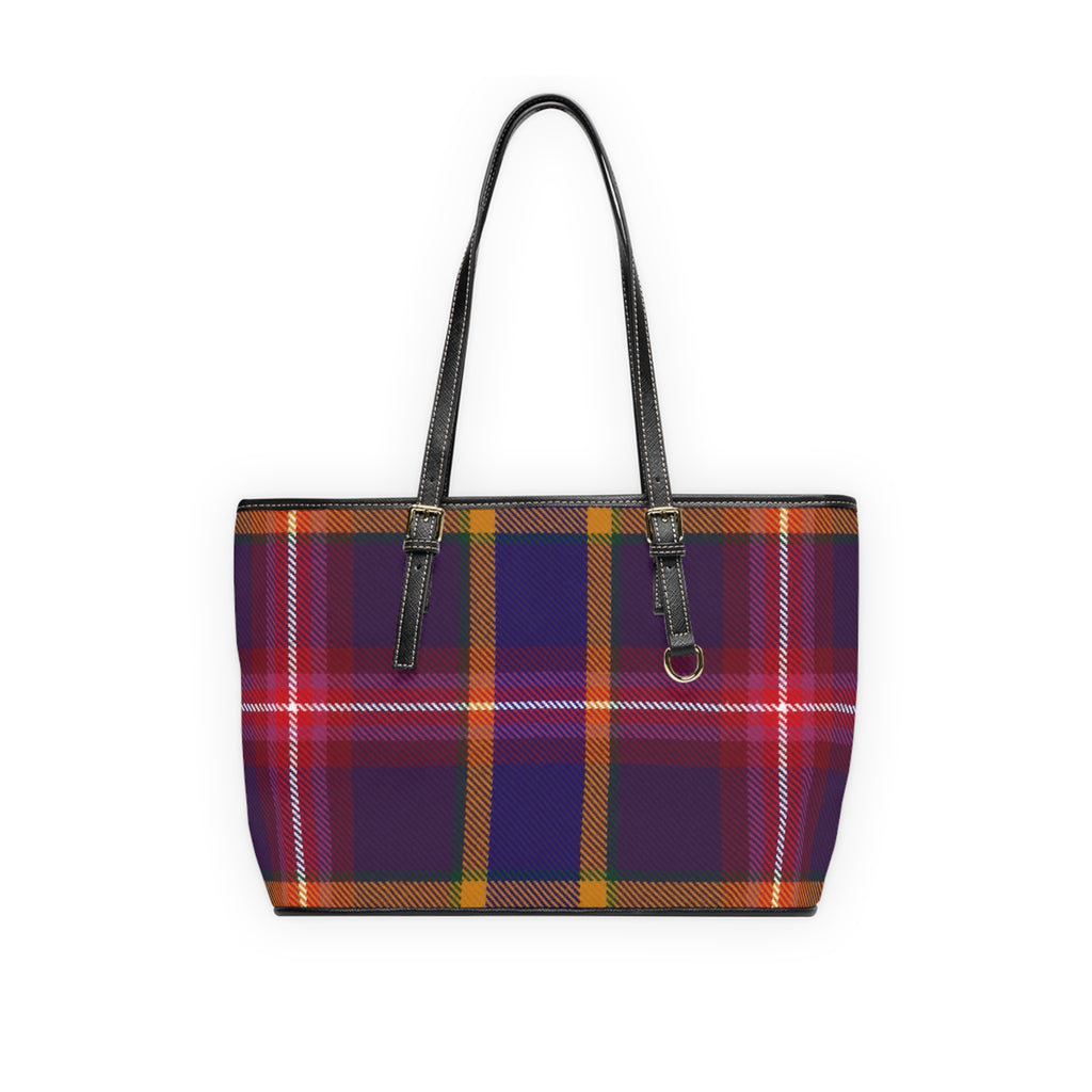Fenix-Umbran Tartan PU Leather Shoulder Bag — Official Shadow Crown Saga Tote