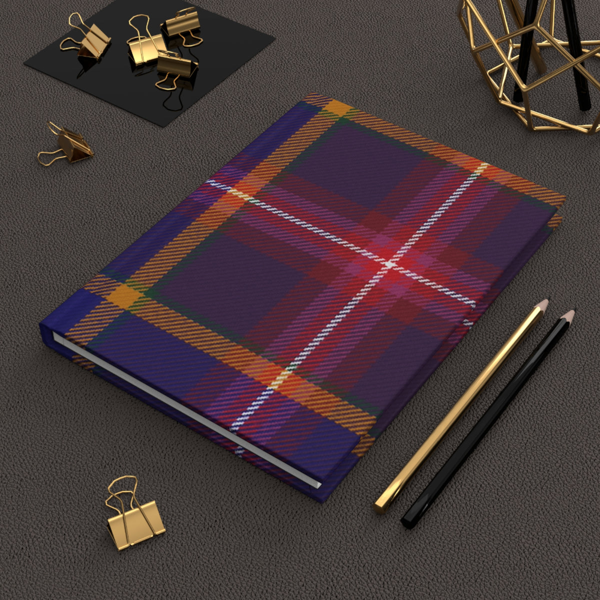 Fenix-Umbran Tartan Hardcover Journal